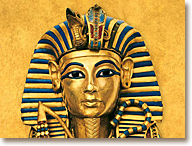 Die Totenmaske des Kind-Königs Tut-Anch-Amun Die Totenmaske des Kind-Königs Tut-Anch-Amun